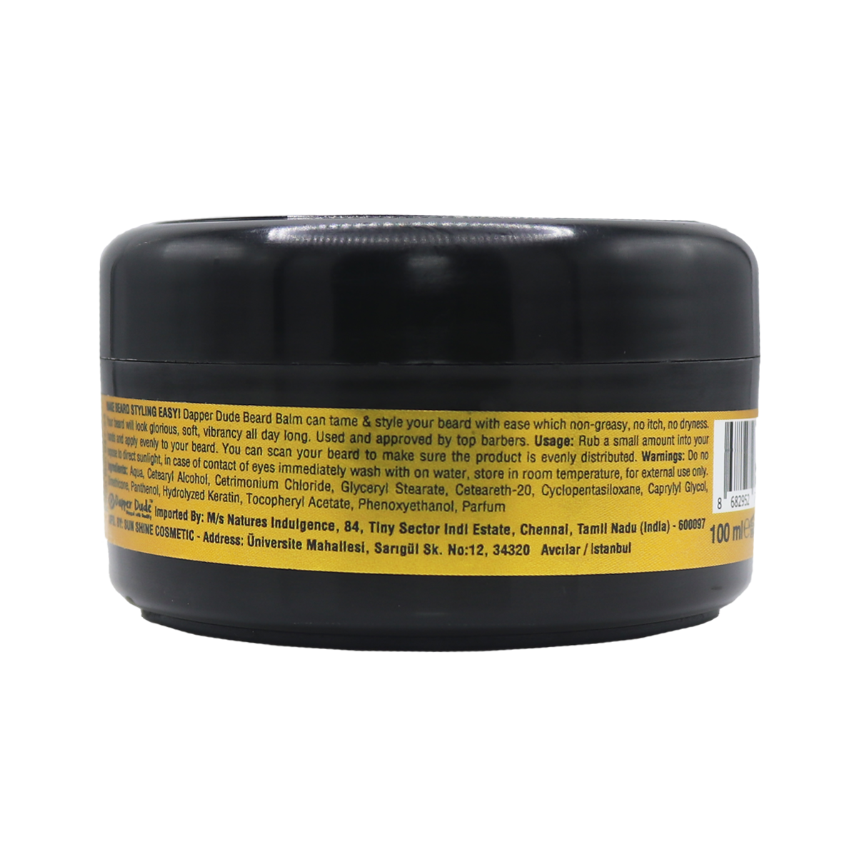 Dapper Dude Beard Balm 100ml – Premium Beard Styling & Conditioning for Men