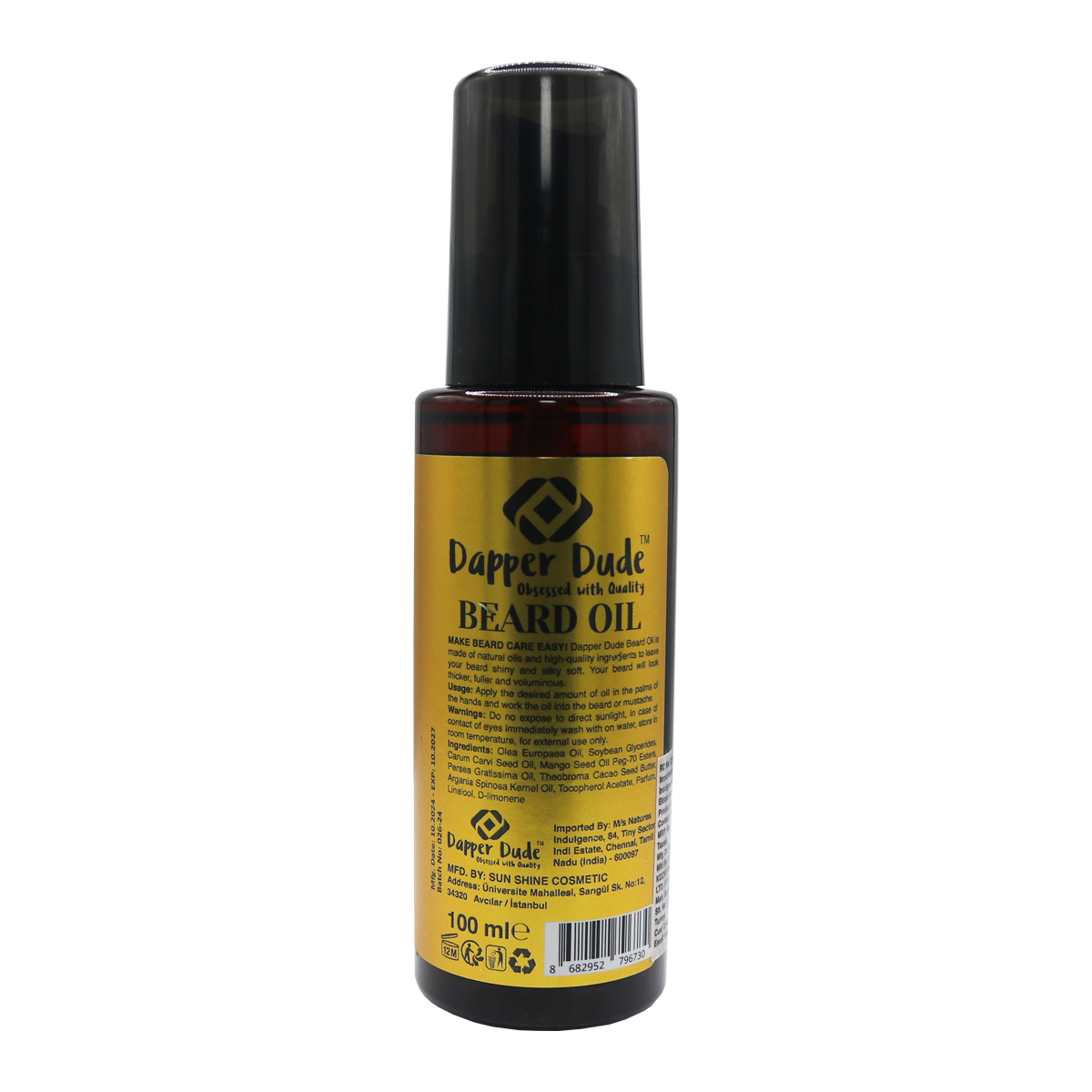 Dapper Dude Beard Oil – Nourish, Soften & Boost Growth | 100ml
