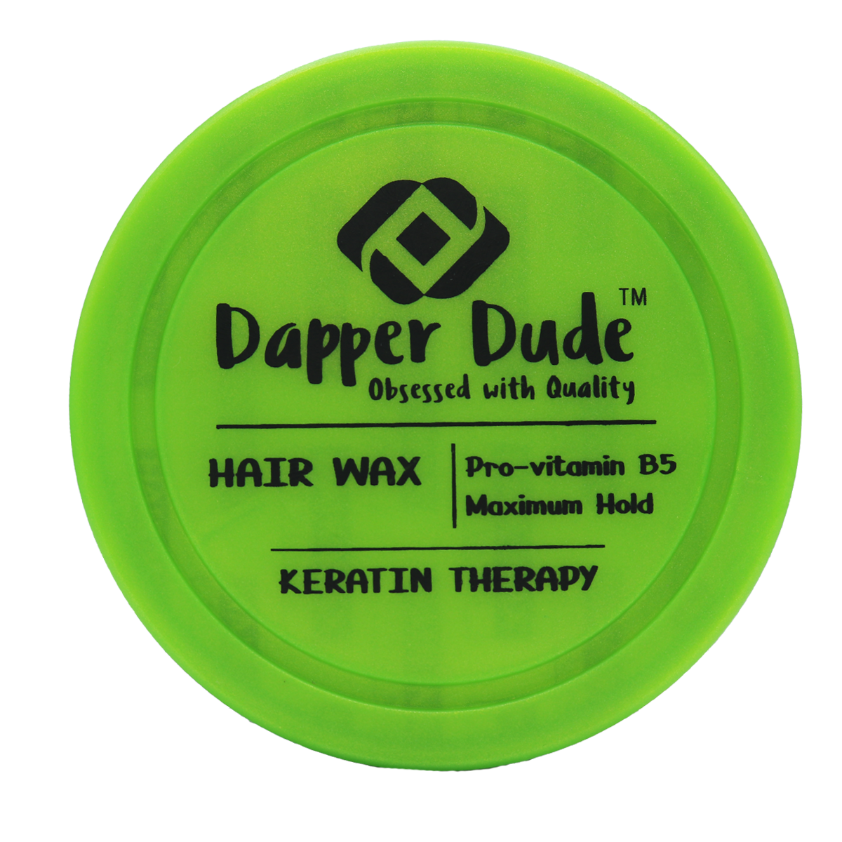 Dapper Dude Hair Wax with Pro-Vitamin B5 & Keratin Therapy – Strong Hold & Shine (150 ml, Made in Turkey)