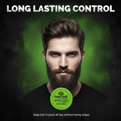 Dapper Dude Beard Oil & Keratin Therapy Hair Wax Combo for Men