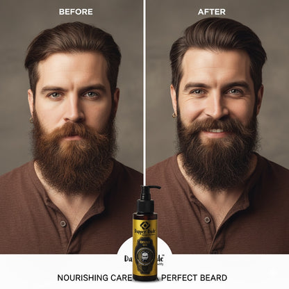 Dapper Dude Beard Oil & Keratin Therapy Hair Wax Combo for Men