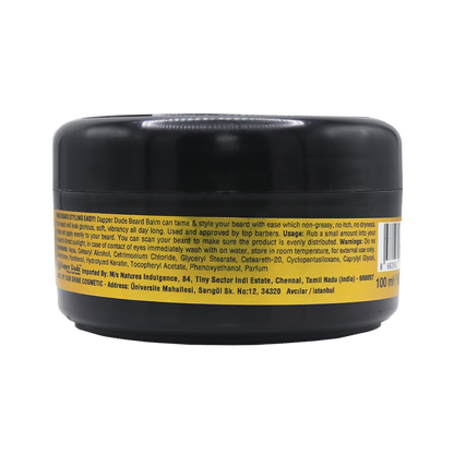 Dapper Dude Beard Balm 100ml – Premium Beard Styling & Conditioning for Men