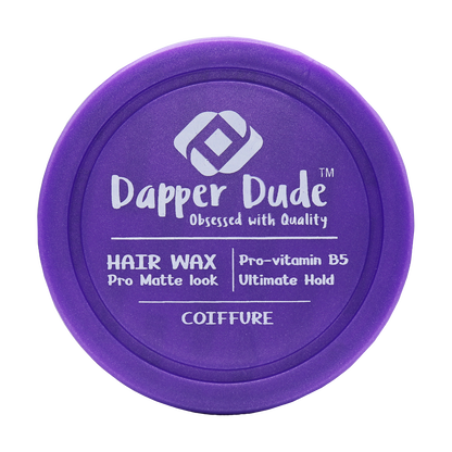 Dapper Dude Hair Wax – Matte Finish & Strong Hold | 150ml